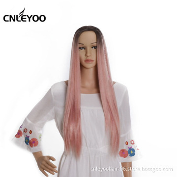 Cheap 24 Inch Long Straight Wig Colorful Factory Discount Synthetic Yaki Wig Cosplay Wig for Men